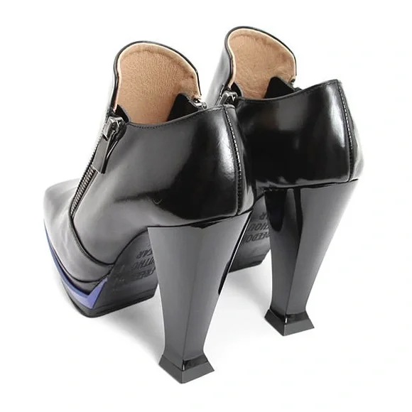 Patent leather platform toe Trinity Zion Fluevog Shoes- Stunning! Worn twice? - Picture 3 of 14